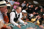 Phil Hellmuth and Doyle Brunson at 2006 WSOP $1500 NL Holdem Event 