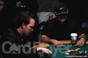 Dustin Holmes and Sirous Jamshidi on Day 7 of the 2006 WSOP Main Event