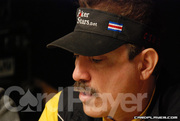 Humberto Brenes on Day 1 of Event 13 at the World Series of Poker