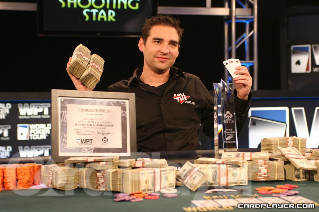 Brandon Cantu with his Bay 101 Shooting Star winnings