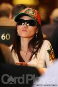Jayde with the Chip Lead on Day 3 of the 2008 WPT Championship