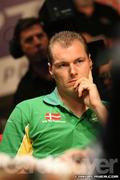 Stig at the top of the Chip Counts on Day 4