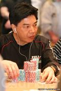 David Chiu at the final table of the 2008 WPT Championship