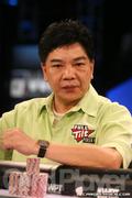David Chiu at the TV table of the 2008 WPT Championship