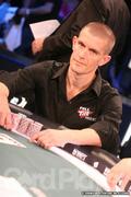 Hansen at the Final Table of the 2008 WPT Championship