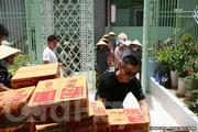 John Phan Giving Food in Vietnam
