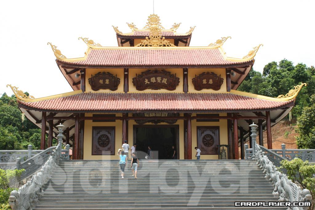John Phan and his Famil Visit a Buddhist Temple