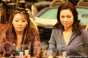 Maria Ho and Van Nguyen at the 2008 WPT Legends of Poker