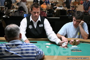 Mohamad Ilyas and James Gorham at the Final Table of the 2006 WSOP $1,500 NLH Event