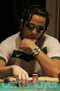 J.C. Alvarado at the final table of the $2,500 NLHE event.