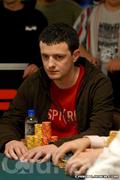 James Akenhead on day 2 of the 2008 WSOP $1,500 NLH Event