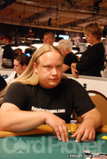 Jani Sointula on Day 1 of Event 31 at the World Series of Poker