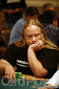 Jani Sointula on Day One of Event 44 at the World Series of Poker
