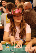 Jennifer Tilly on Day 1 of Event 37 at the World Series of Poker