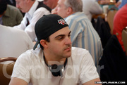 John D'Agostino on Day 1 of Event 16 at the World Series of Poker
