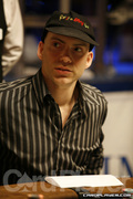 John Hanson on Day 4 of Event 39 at the World Series of Poker