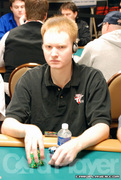 Jon Turner on Day 1 of Event 38 at the World Series of Poker