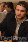 Brett Jungblut on Day 2 of the 2006 WSOP $5,000 Omaha 8b event