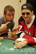 Joe Sebok and Perry Friedman on day one of the USPC at the Trump Taj Mahal.