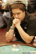 Jordan Morgan on day one of the USPC at the Trump Taj Mahal.