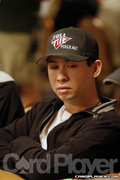 Kenny Tran on Day 5 of Event 55 at the World Series of Poker