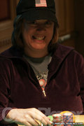 Kathy Liebert in the final 18 at the Bellagio Five Star $2,000 Event.