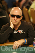 Lee Watkinson on Day 1C of Event 55 at the World Series of Poker
