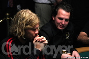 Leif Force and Dustin Holmes on Day 7 of the 2006 WSOP Main Event