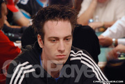 Lex Veldhuis on Day 1 of Event 13 at the World Series of Poker
