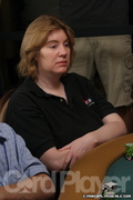 Kathy Liebert on Day 1 of the 2006 WSOP $1,500 NLH Event