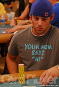 Sean Luckey on Day 2 of the 2006 WSOP $1,500 LH event