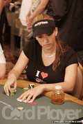 Lilly Elviro on day one of the $1,500 Limit Event at the 2006 WSOP.