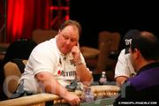 Greg Raymer Behind a Mountain of Chips