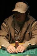 Marco Johnson in the final 18 at the Bellagio Five Star $2,000 Event.