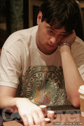 Mark Newhouse on day two of the WPT Championship.