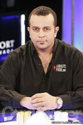 Mark Seif at the final table of the World Poker Challenge.