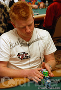 Mark Vos on Day 1 of Event 12 at the World Series of Poker
