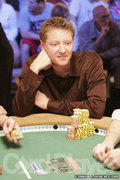 Mark Swartz at the final table of the $1,500 No Limit event at the 2006 WSOP.