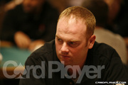 Marty Smith on Day One of Event 50 at the World Series of Poker