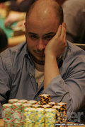 Matt Casterella at the $1,500 NLHE event at the Bellagio Five Star Classic.