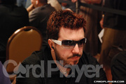 Max Pescatori on Day 1 of Event 4 at the World Series of Poker