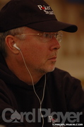 James McManus on Day 1 of the 2006 WSOP $10,000 Pot Limit Omaha event