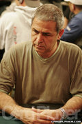 Mel Judah on day 1A of the Legends of Poker at the Bike.
