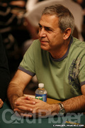 Mel Judah on Day One of Event 50 at the World Series of Poker
