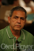 Mel Judah on Day 1A of Event 55 at the World Series of Poker