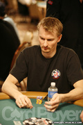 Michael Binger on Day One of Event 54 at the World Series of Poker