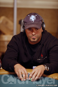 Michael Greco on Day 1A of Event 55 at the World Series of Poker
