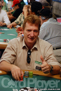 Michael Keiner on Day 1 of Event 32 at the World Series of Poker