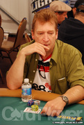 Michael Keiner on Day One of Event 42 at the World Series of Poker