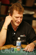 Michael Keiner on Day 1B of Event 55 at the World Series of Poker